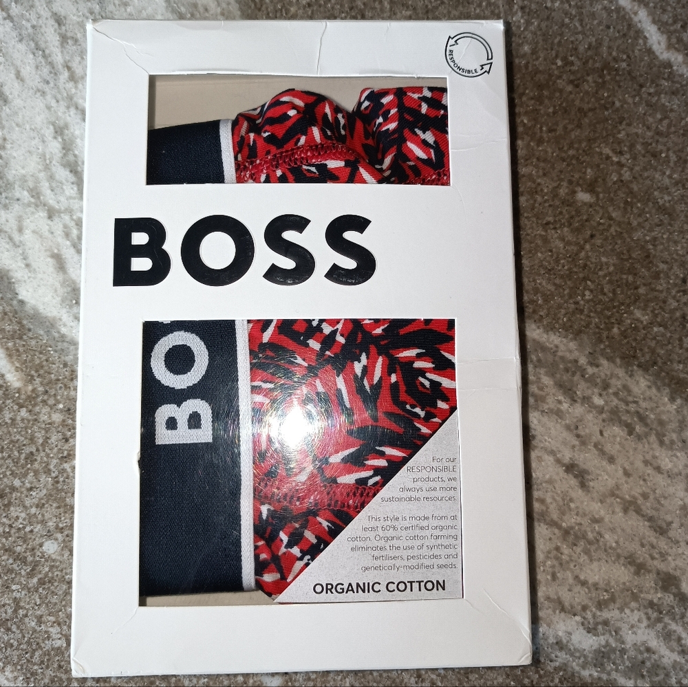 Hugo Boss Men's Organic Cotton Men's Boxer Trunk Underwear NEW Size XL - Picture 3 of 3